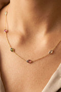 Earthy multi-colour necklace