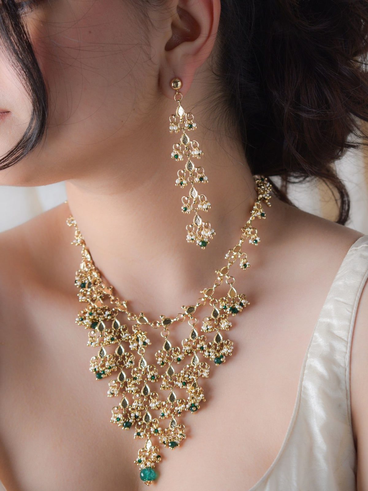 Gulnaar Rani Haar - Green