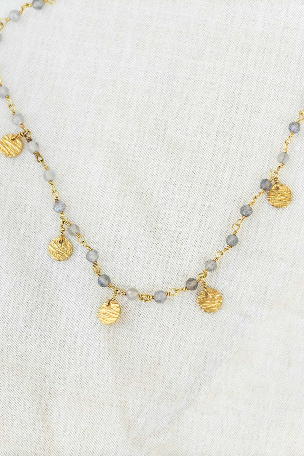 Earthy grey necklace