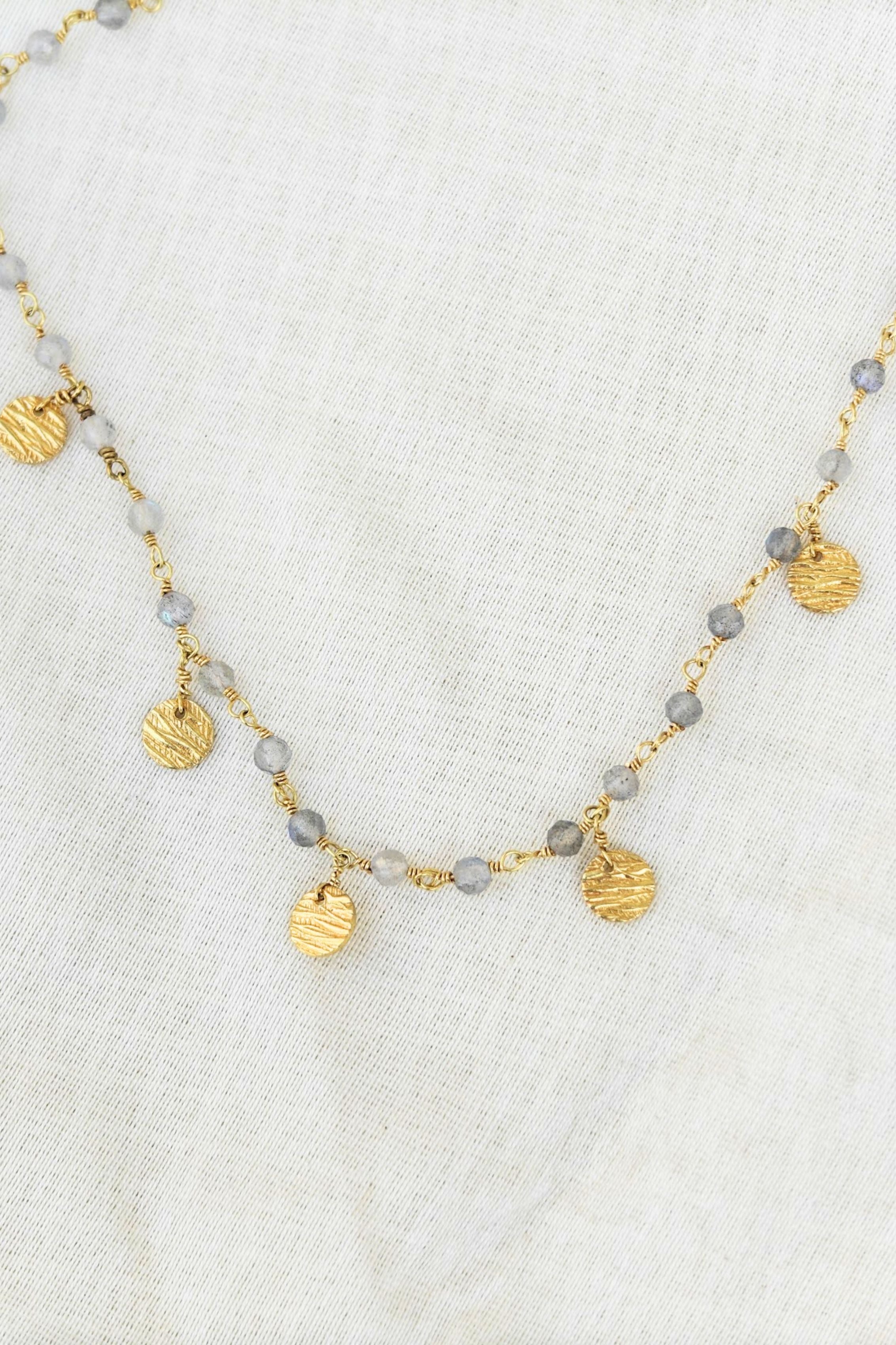 Earthy grey necklace