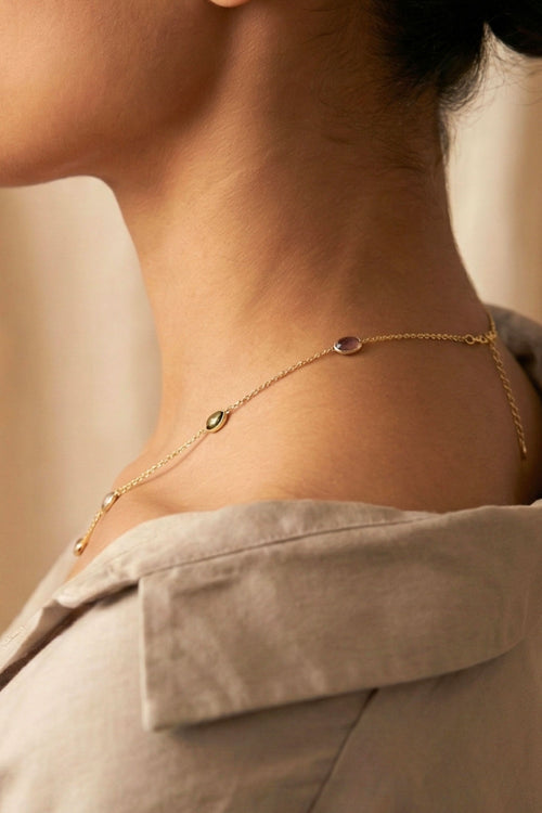 Earthy multi-colour necklace