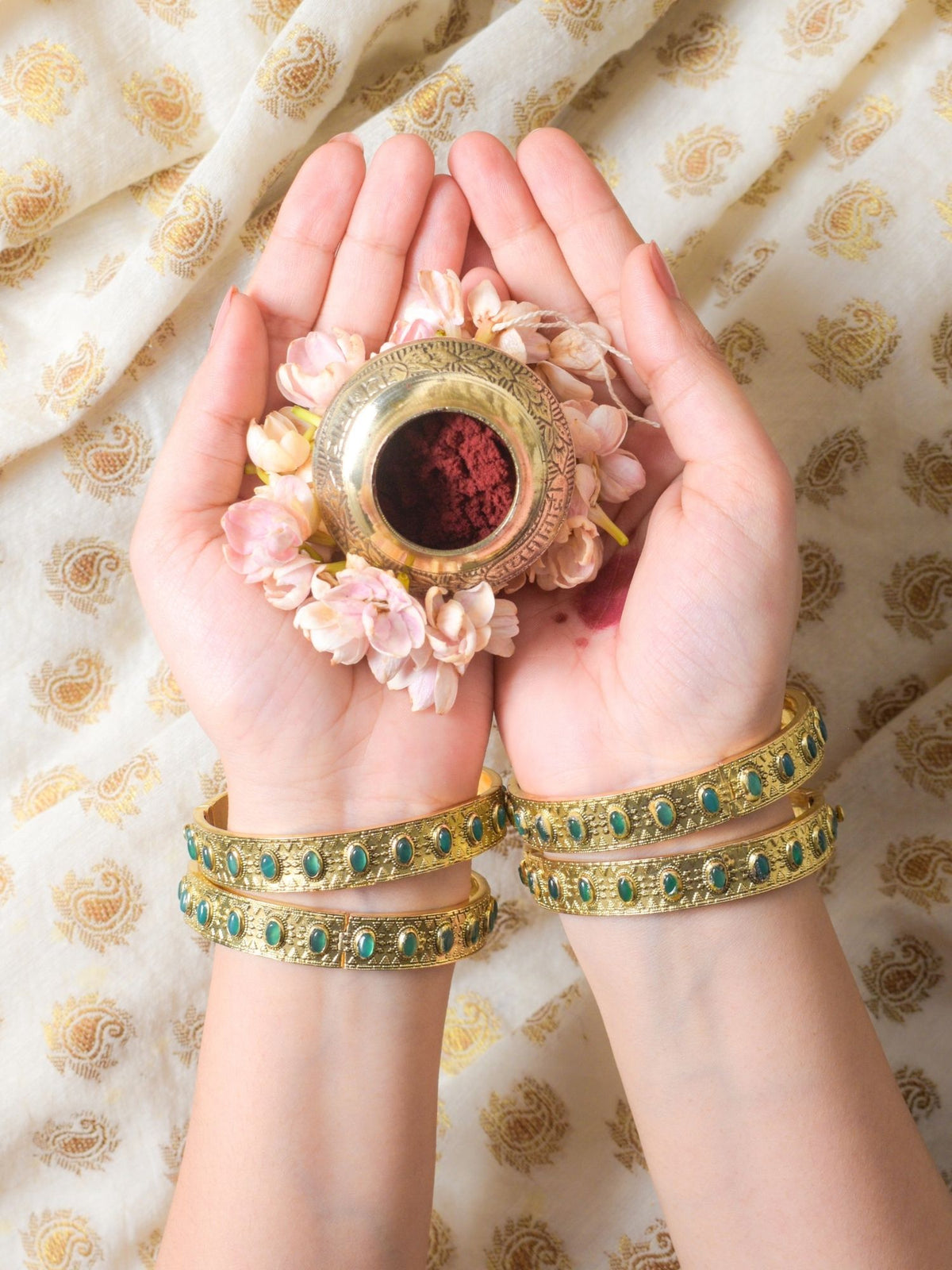 Mehr Kundan Kada - Green