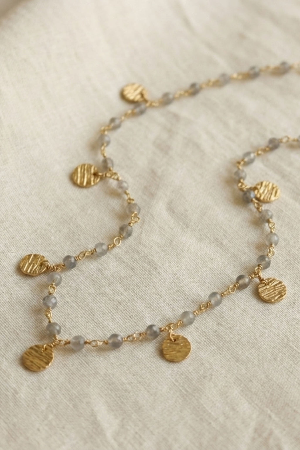 Earthy grey necklace