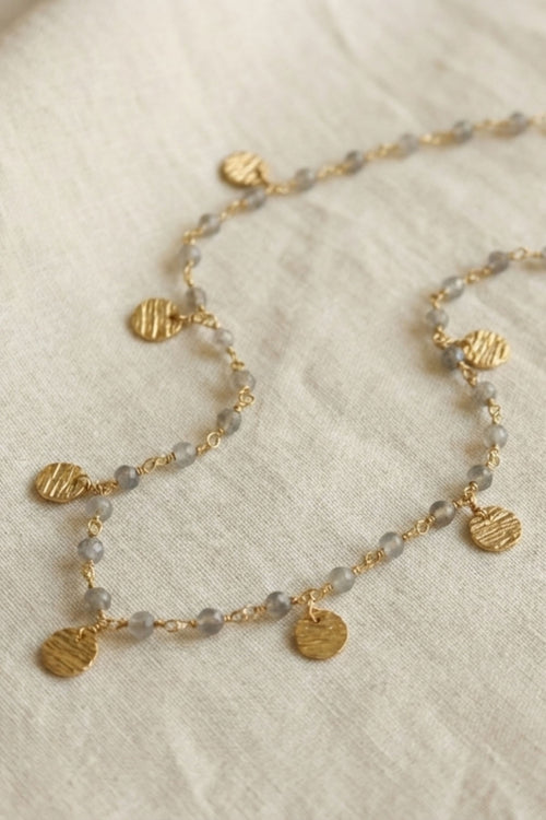 Earthy grey necklace