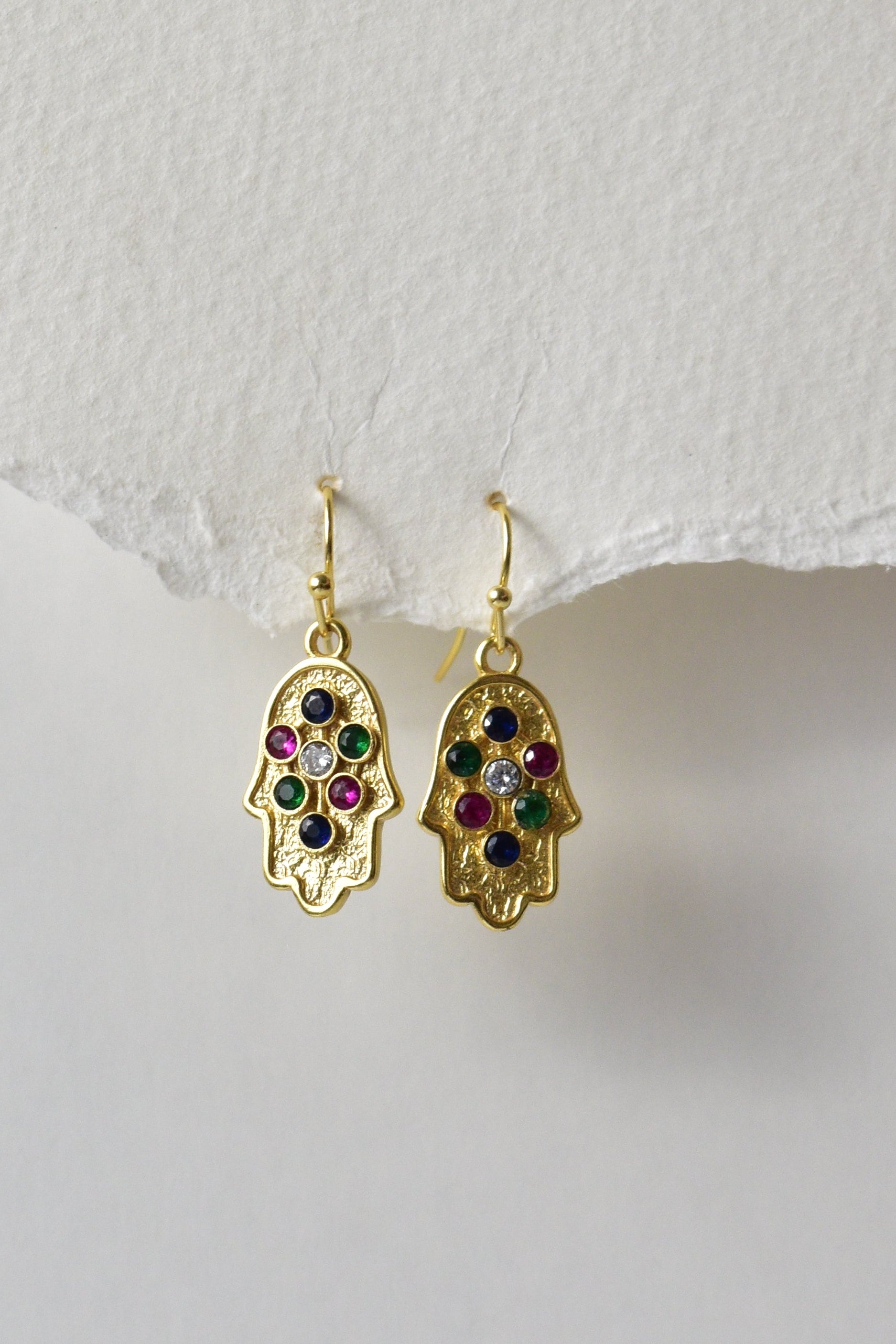 Hamsa Charm Earrings
