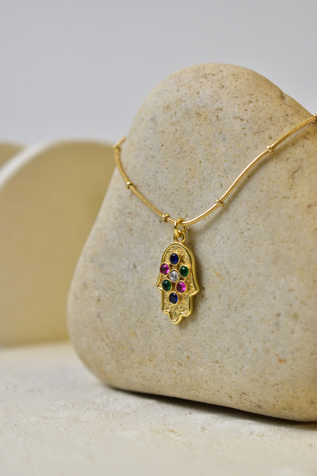 Hamsa Charm Necklace