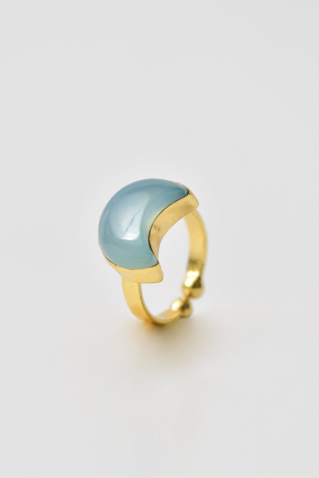 Crescent ring - Blue