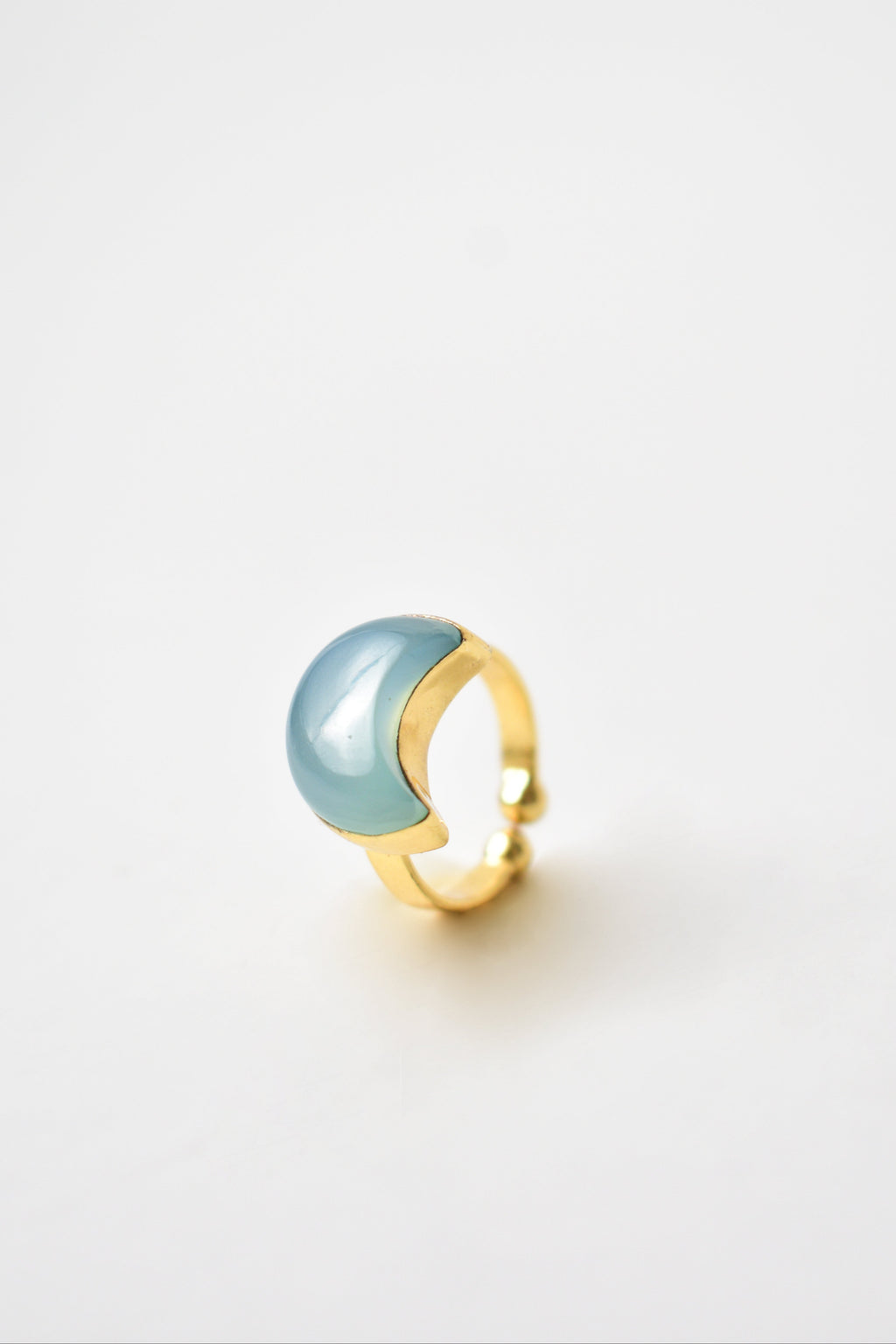 Crescent ring - Blue
