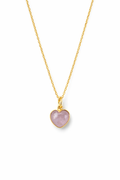 Heart Necklace- Pink